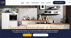 Desktop Screenshot of cuisinesdsm.be